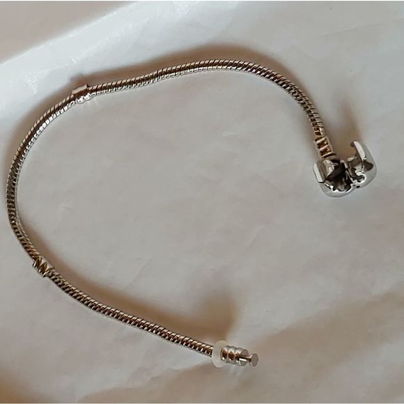 Silver Tone Snake Bracelet - Picture 2 of 2